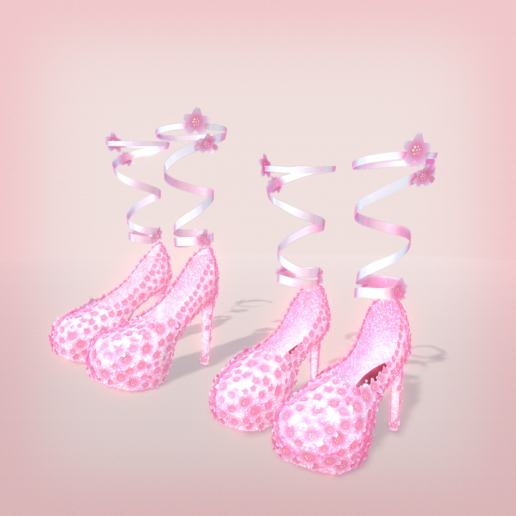 Sakura High Heelz さくらハイヒール  花見2023 VRChat向けオリジナル3Dアバタ FBX unitypackage