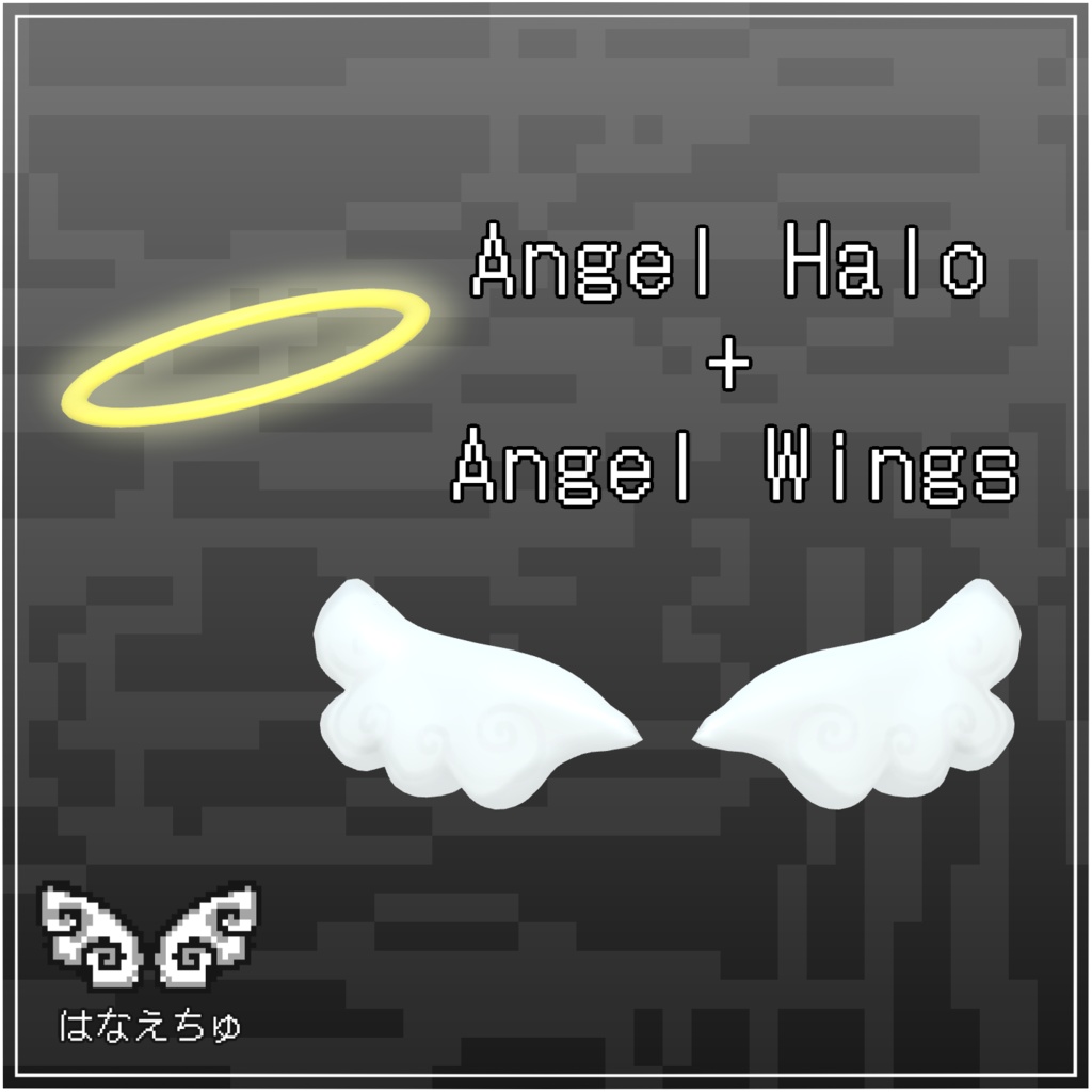 Internet Angel Outfit Set インターネットエンジェル Original 3D model Unitypackage VRChat 「まみ」&「くるみ」天使界隈