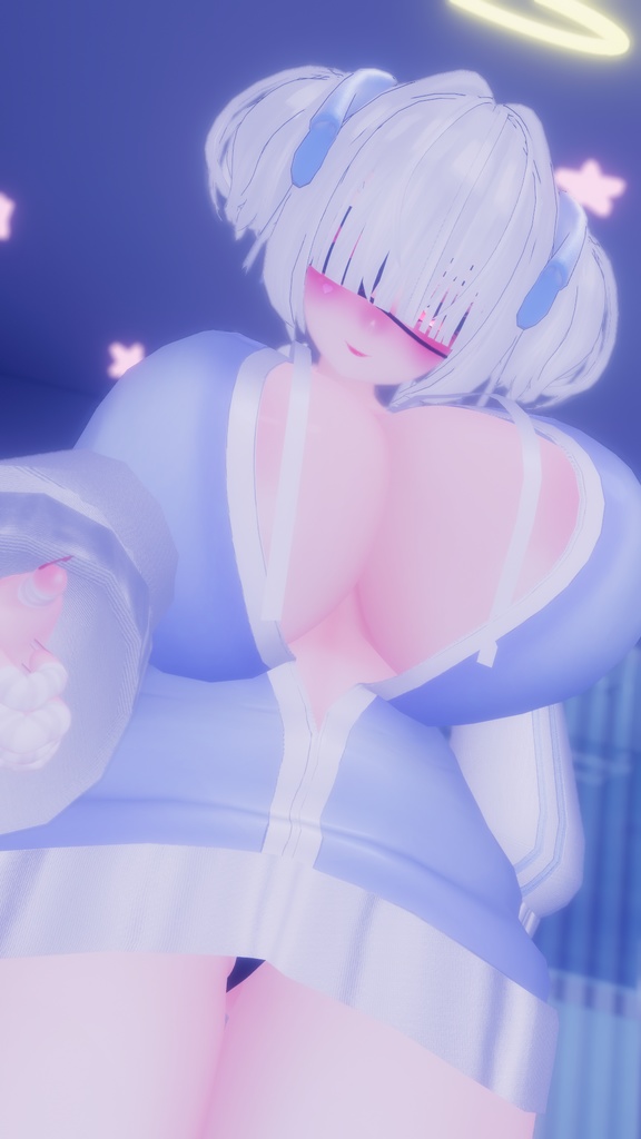 Internet Angel Outfit Set インターネットエンジェル Original 3D model Unitypackage VRChat 「まみ」&「くるみ」天使界隈