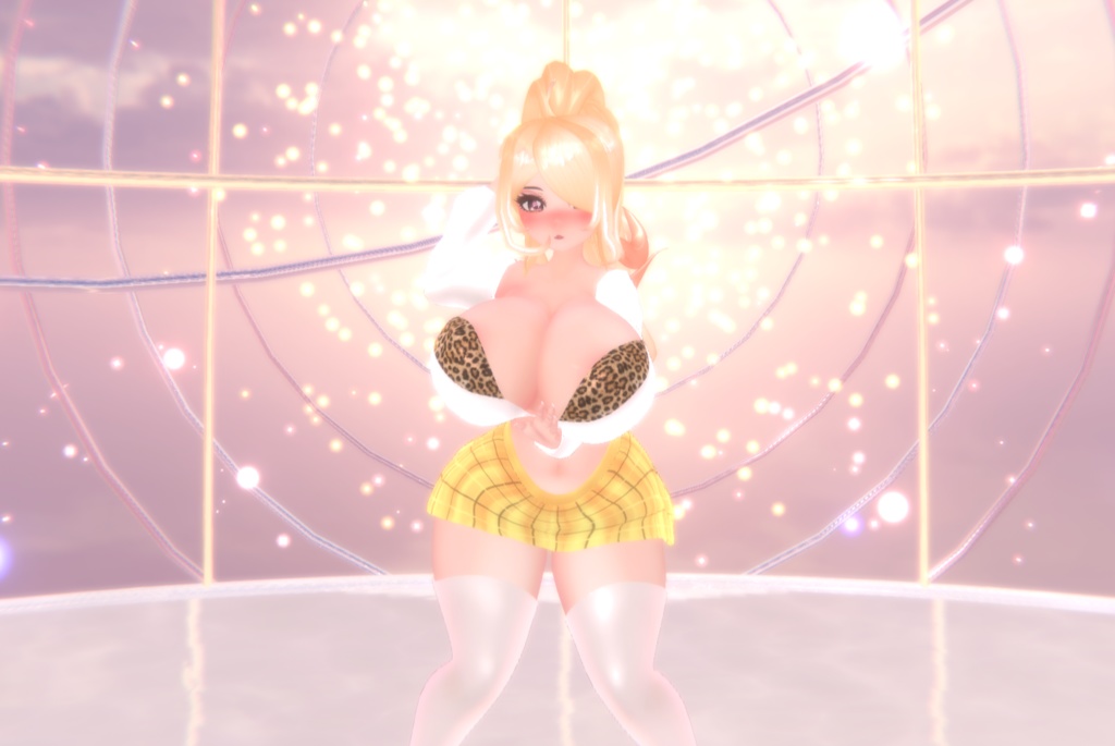「まみ」Gyaru Shopper Outfit ギャル ショッパアー Original 3D model Unitypackage VRChat