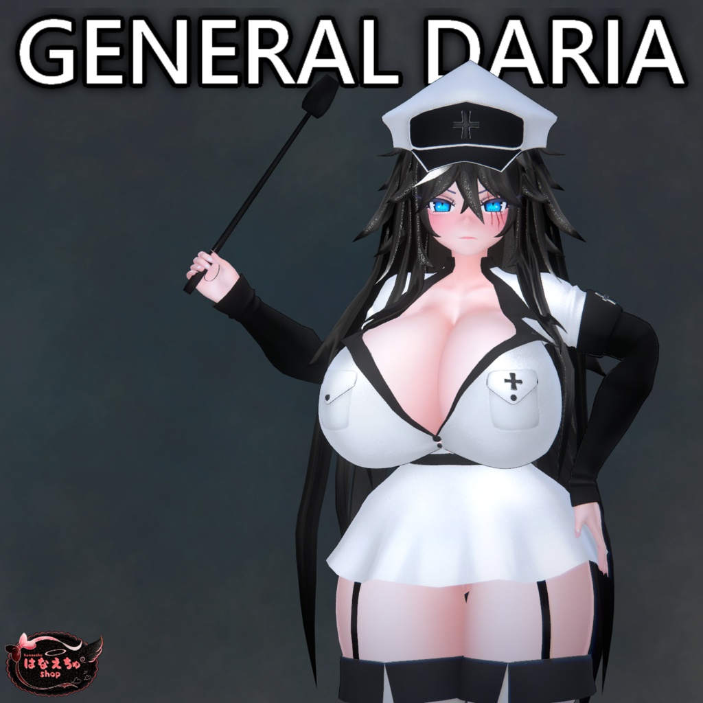 「ダリア」General's Outfit Set Original 3D model Unitypackage VRChat