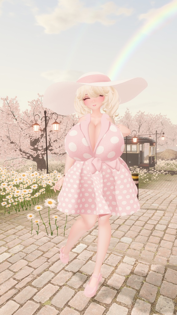 「ダリア」Retro Makeup Texture VRChat レトロ 化粧 テクスチャ