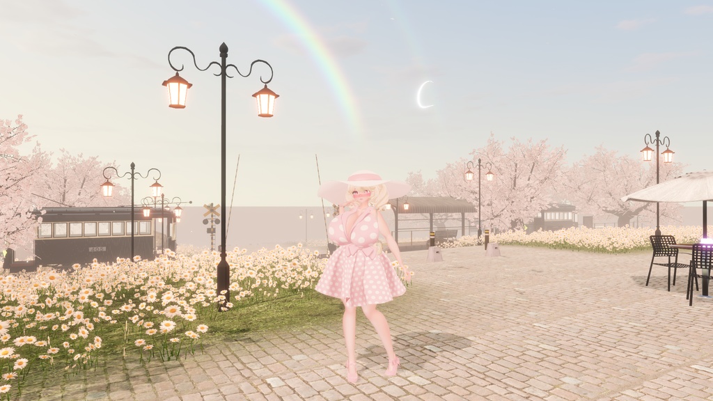 「ダリア」Retro Makeup Texture VRChat レトロ 化粧 テクスチャ