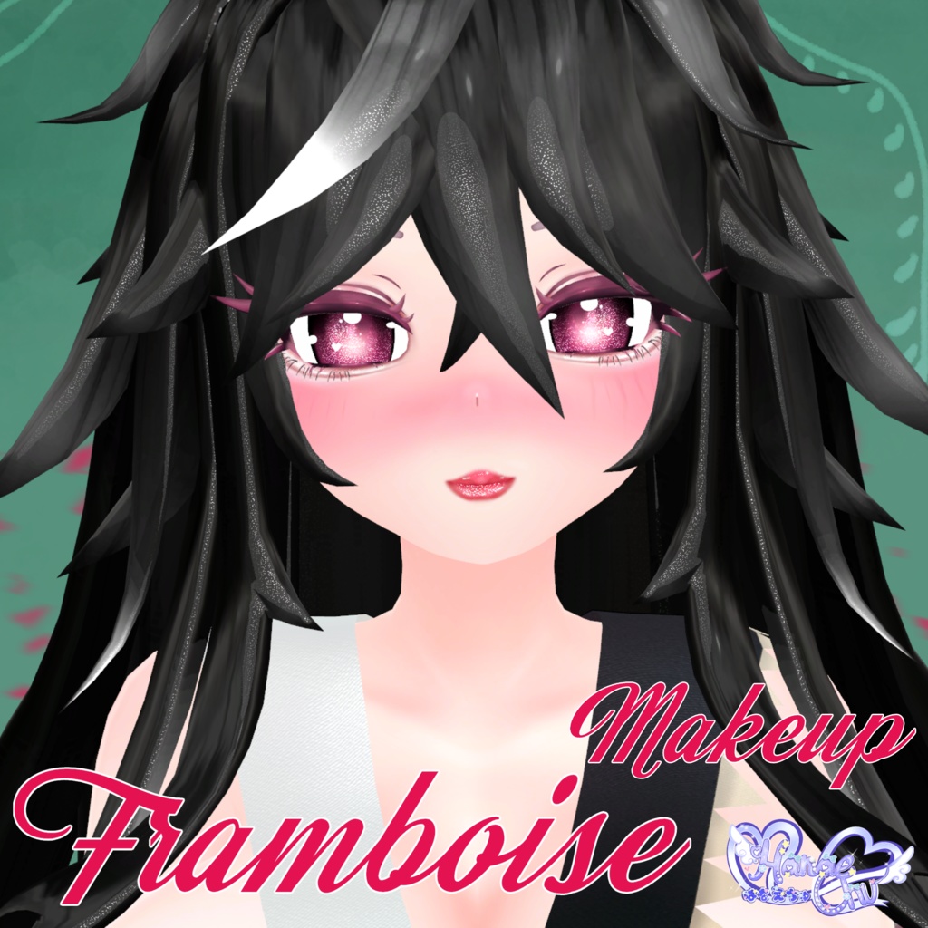 「ダリア」Framboise Makeup Texture Set - VRChat