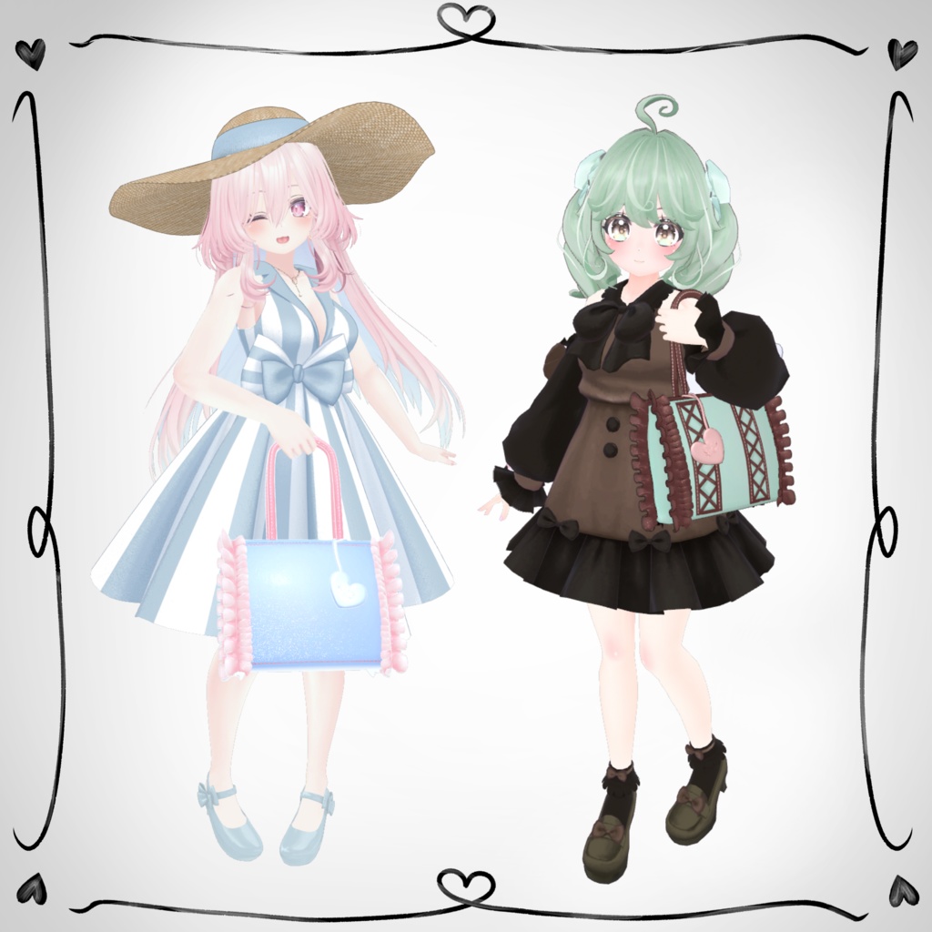 【全8種】À Fanfreluches Bag 【シェイプキーあり】