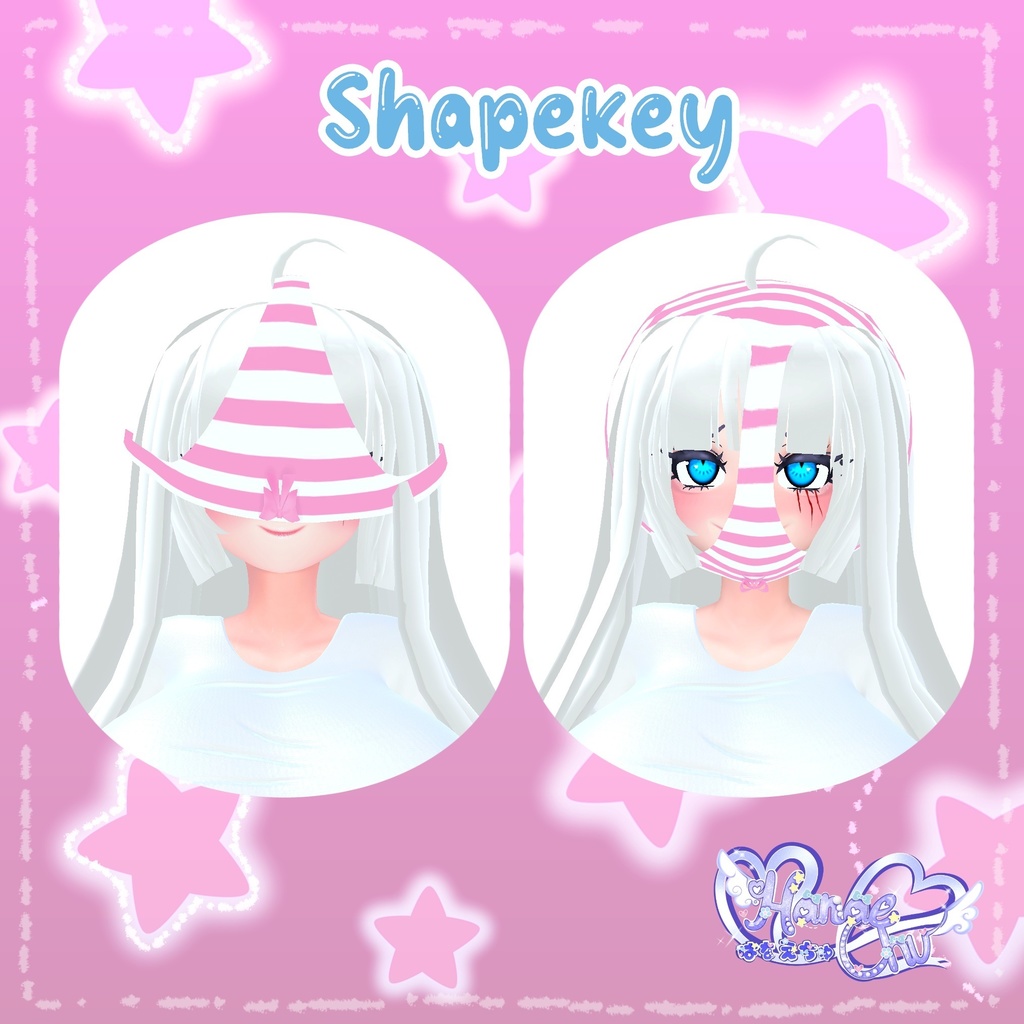 「ダリア」Bunni PJ Outfit Set バニーパジャマ 衣装セット  Original 3D model Unitypackage 缩略图 2