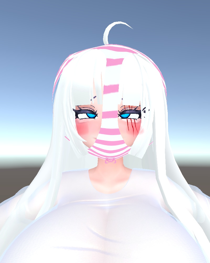 「ダリア」Bunni PJ Outfit Set バニーパジャマ 衣装セット  Original 3D model Unitypackage 缩略图 13