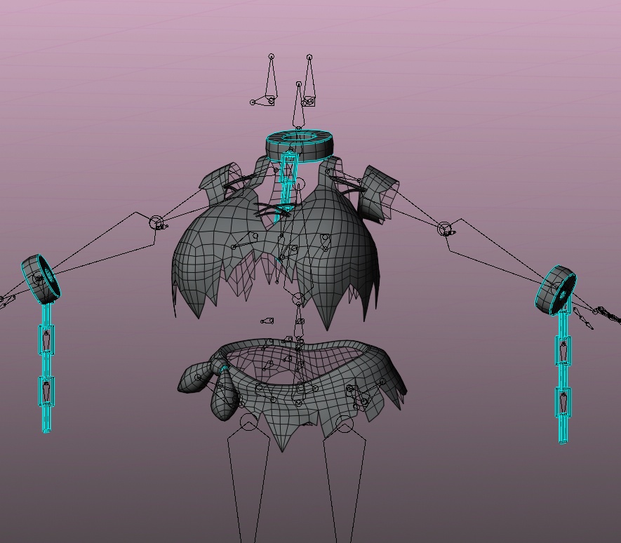 「ダリア」DANGER DRESS 衣装セット Prisoner Cosplay Original 3D model Unitypackage