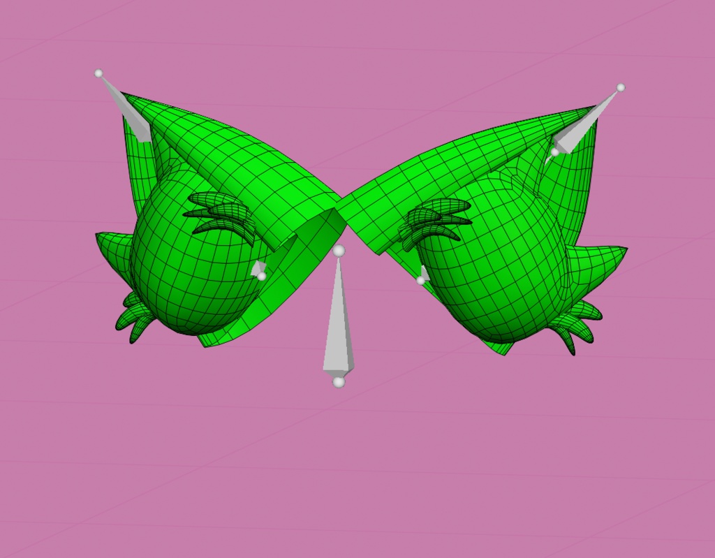 ねこみみ Cat Ears 3D Model Unitypackage VRChat