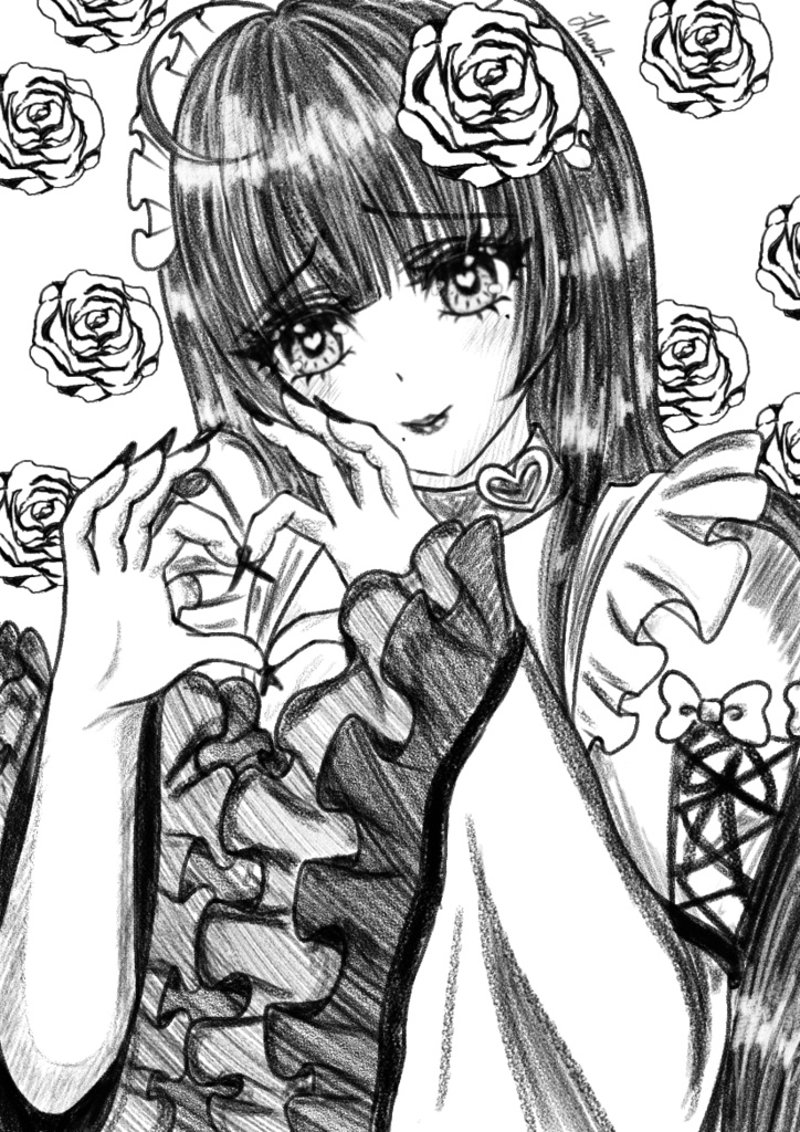 「ダリア」Goth Lolita Maid Outfit Set †𓆩♡𓆪† ゴスロリタメイド 衣装 セット 3D Model Unitypackage Halloween