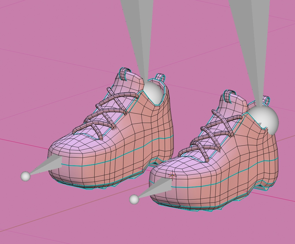 デジメイドスニーカー」 DIGIMAID RGB GAMING SNEAKERS 👟 3D Model