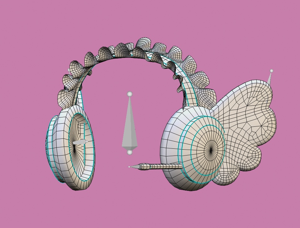 「10個デジメイド ヘッドセット」 DIGIMAID RGB GAMING HEADSET 🎧 3D Model Unitypackage VRChat