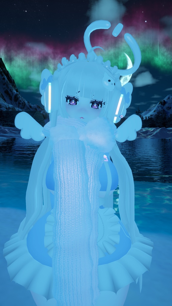 「ロリタ マフラー セット」 Lolita Muffler Set ❄️ 3D Model Unitypackage Christmas 2023