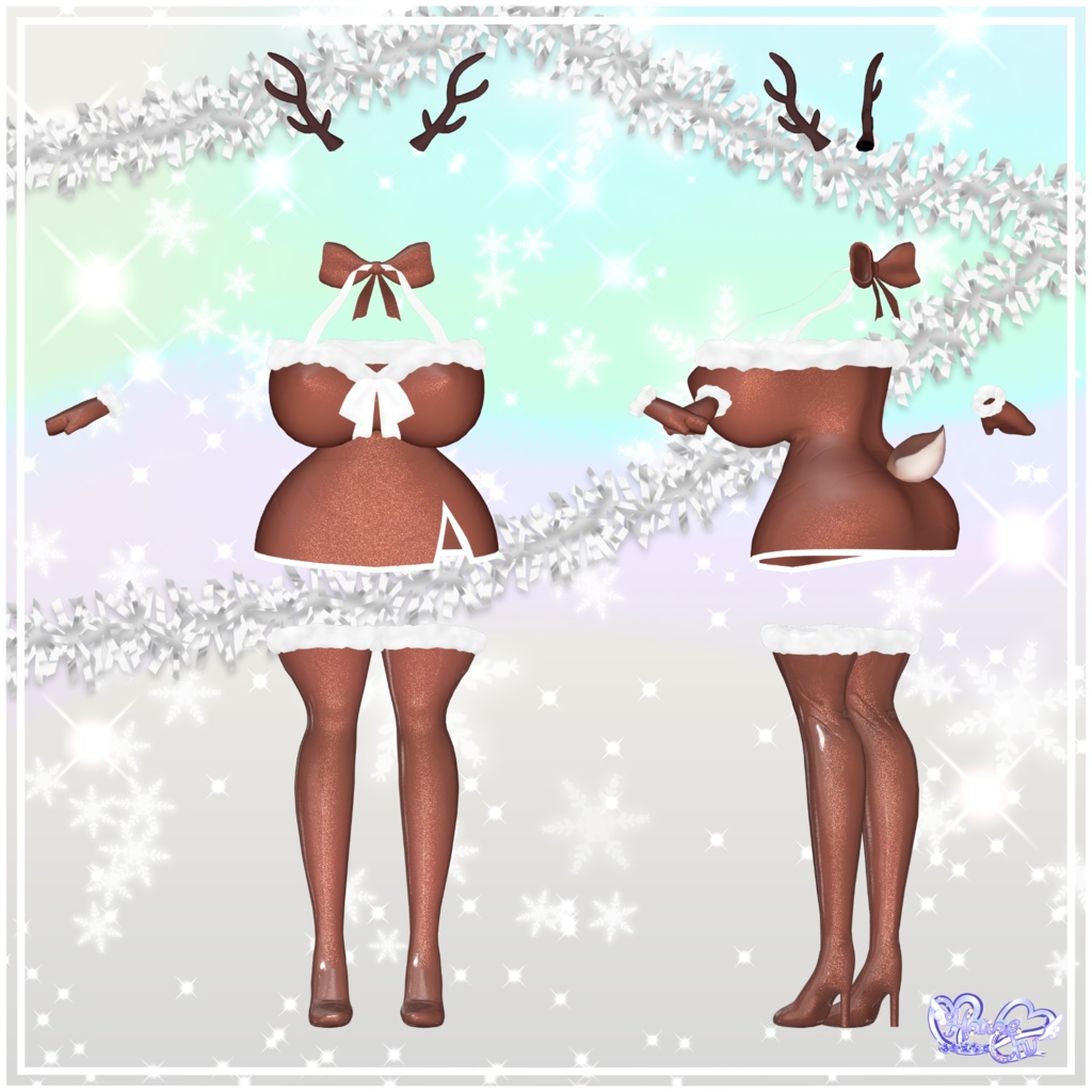 「ダリア」Christmas Tonaka Outfit Set クリスマストナカイ衣装セット