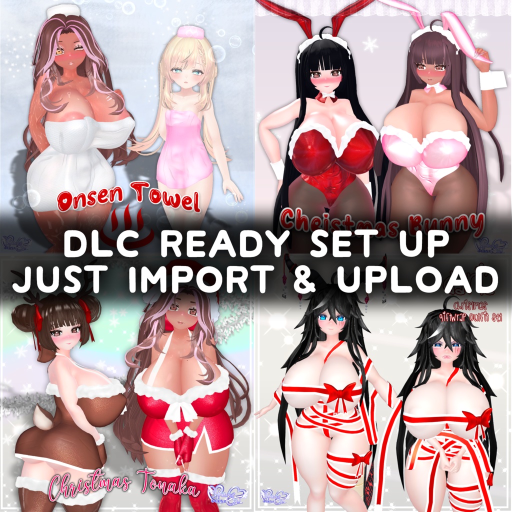 「ダリア」Christmas Tonaka Outfit Set クリスマストナカイ衣装セット