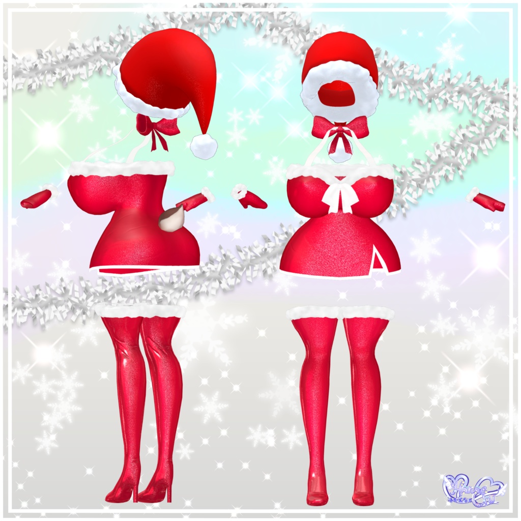 「ダリア」Christmas Tonaka Outfit Set クリスマストナカイ衣装セット