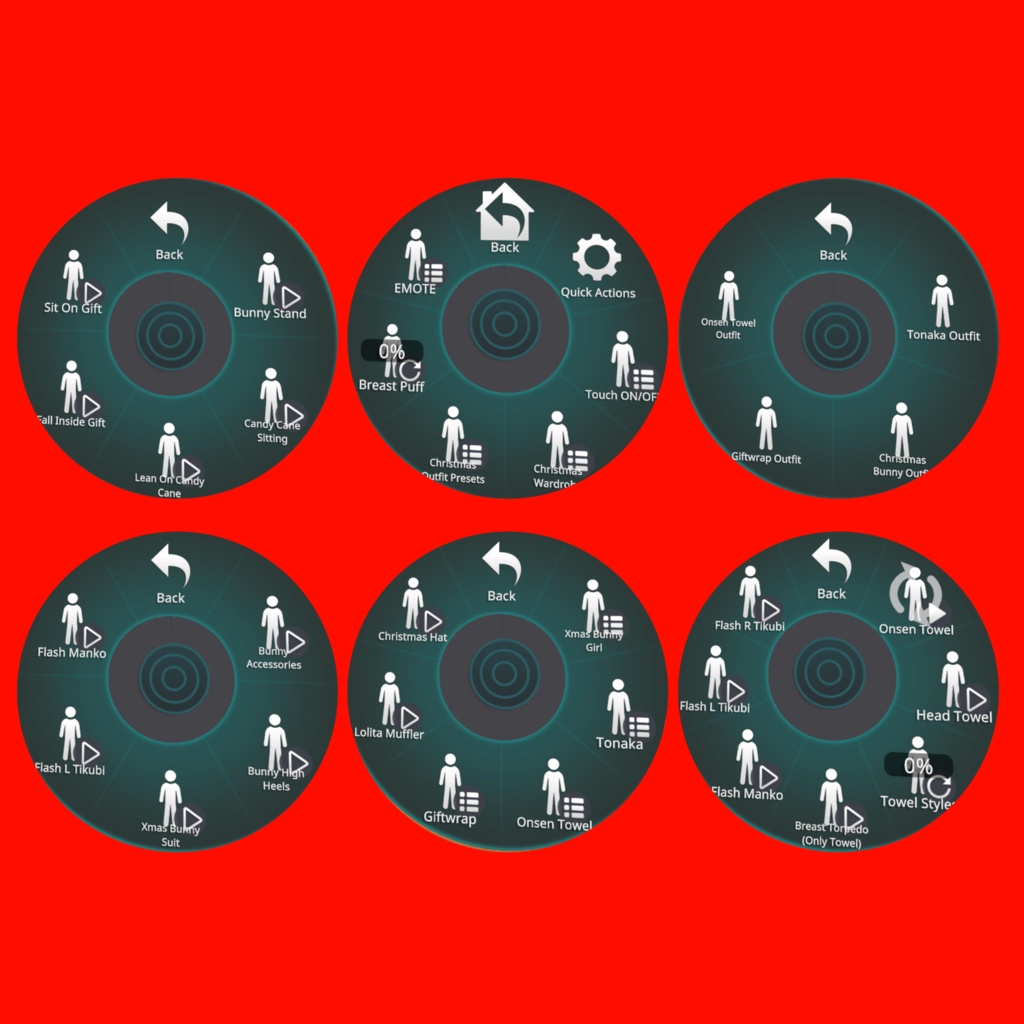 「ダリア」 9個 Christmas Animation Set + DLC