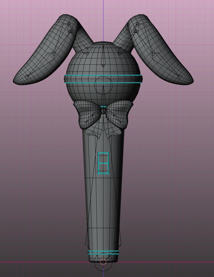 「うさぎマイク」  Usagi Microphone 🎤  3D Model Unitypackage VRChat