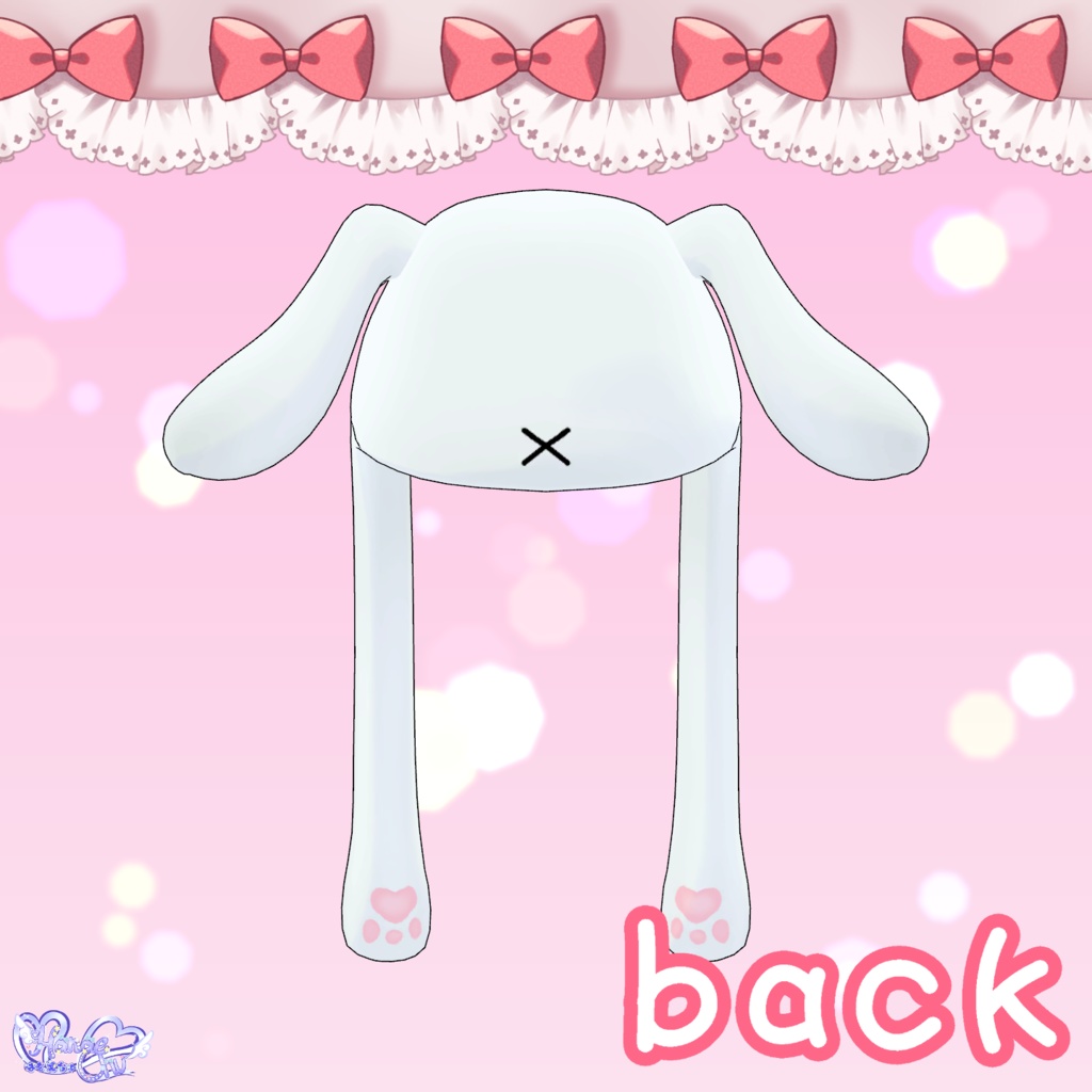 うさぎ帽子 Bunny Hat 3D Model Unitypackage VRChat