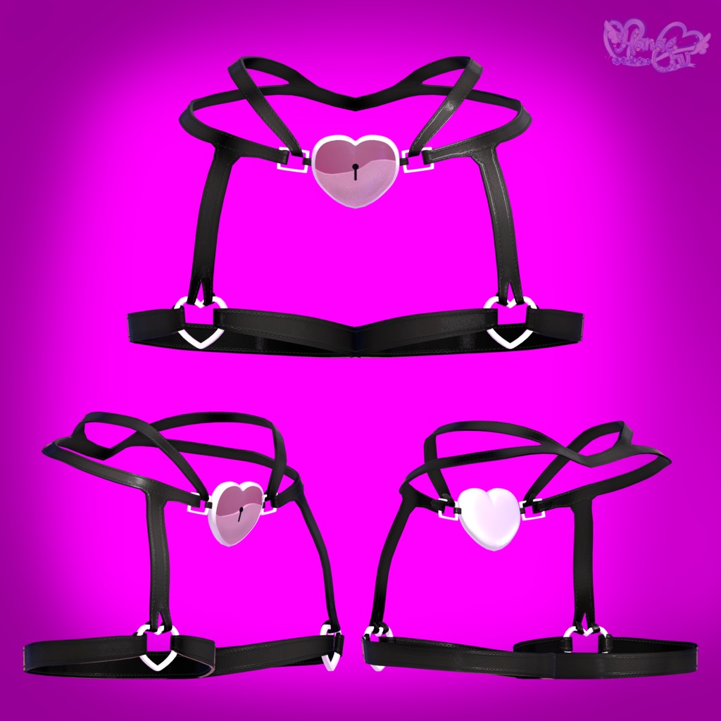 サキュバスベルト Succubus Belt 3D Model Unitypackage Modular Avatar 缩略图 7