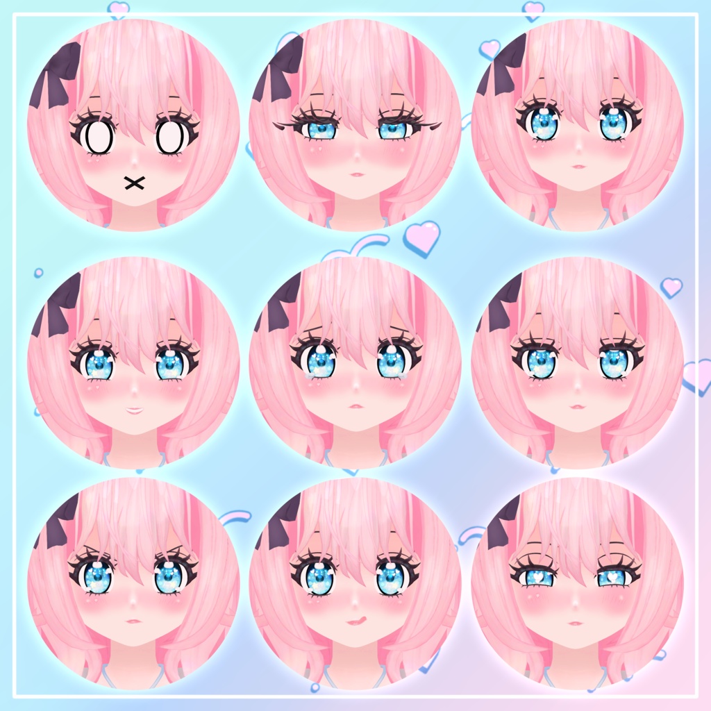 Melodi オリジナル3Dモデル 「メロディ」VRChat Unitypackage