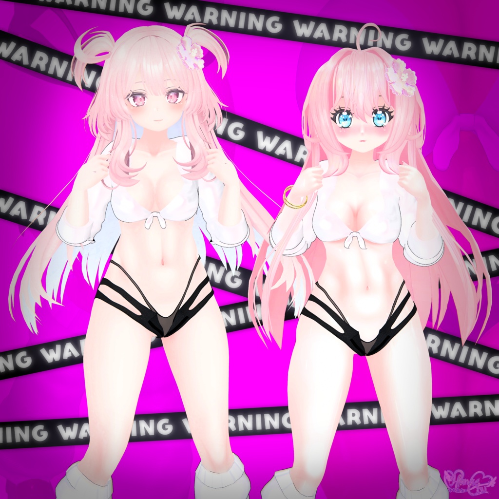 『DANGER SHORTS』 4-Way デンジャーショーツ 3D Model Unitypackage Modular Avatar