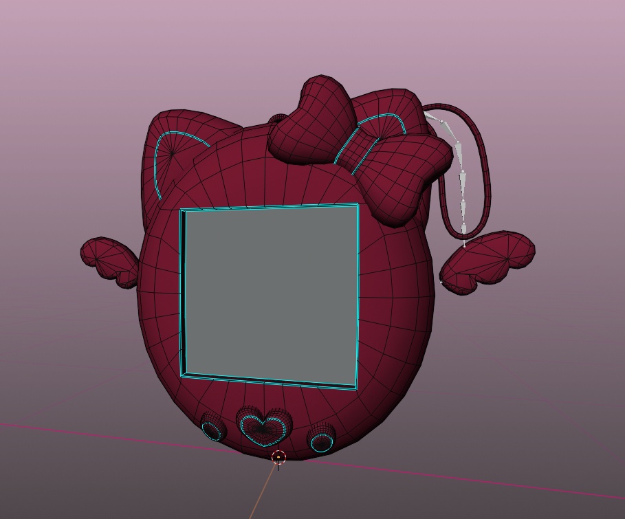 「ポケットペット」天使界隈 キーホルダーアクセサリー  オリジナルの3Dモデル Unitypackage