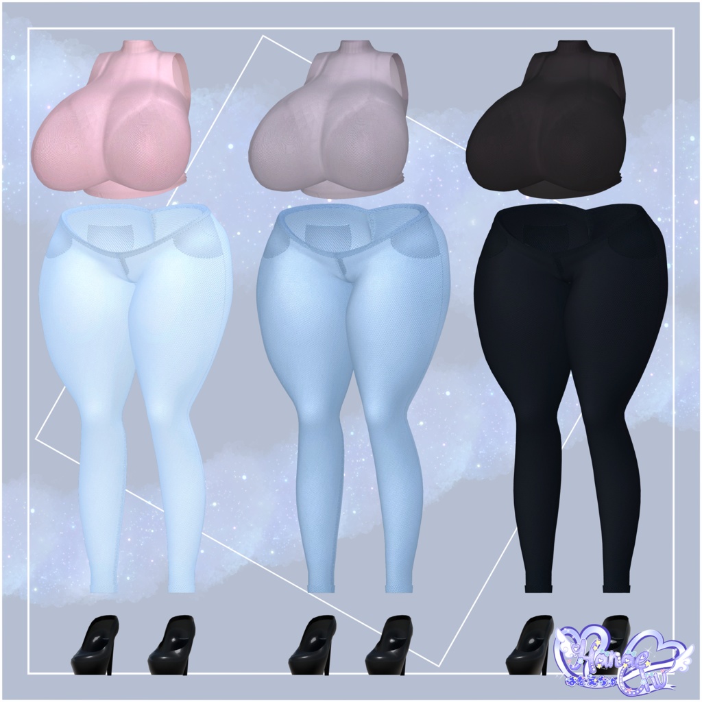 「伊邪那美2.0向け」Daily Fit Original 3D model Unitypackage