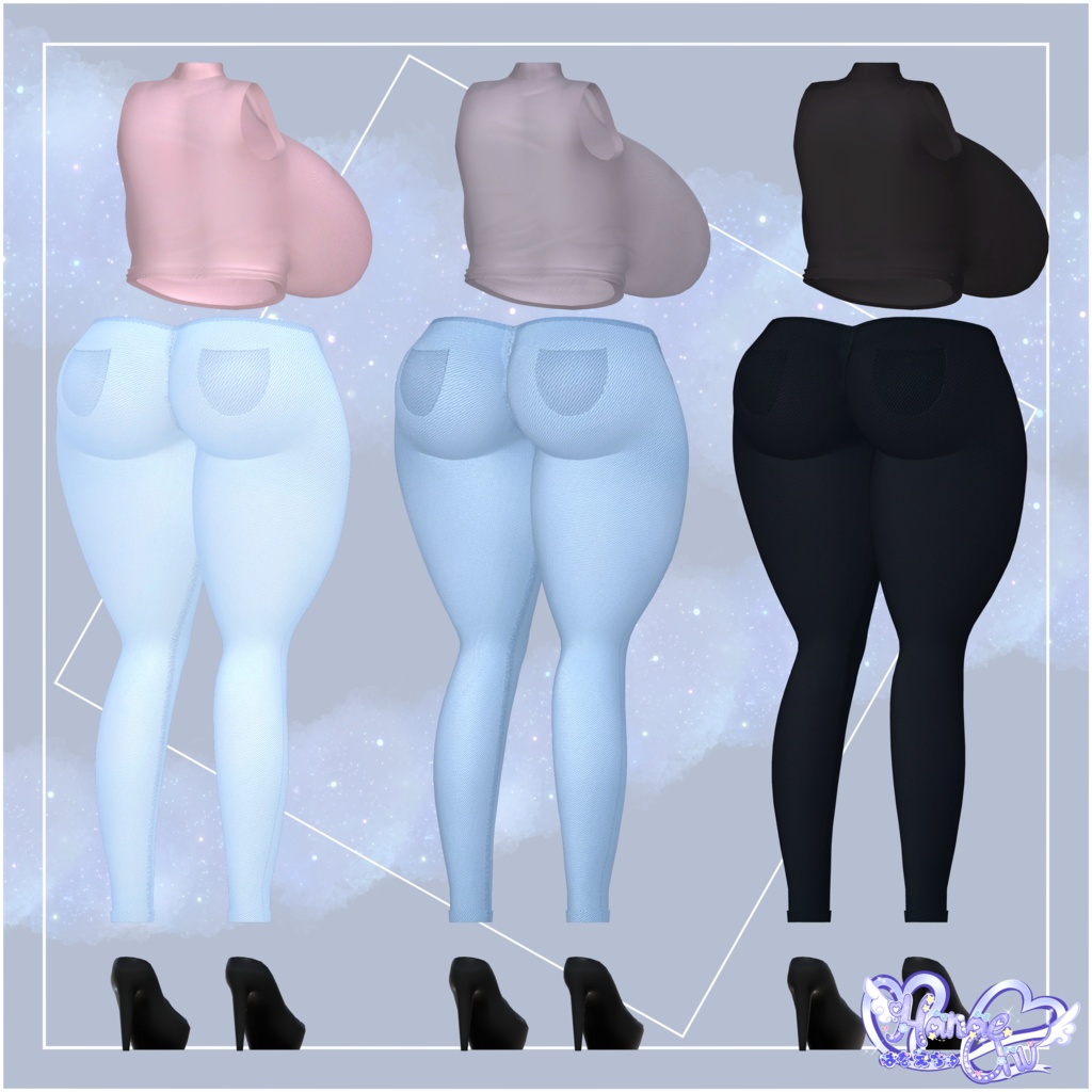 「伊邪那美2.0向け」Daily Fit Original 3D model Unitypackage