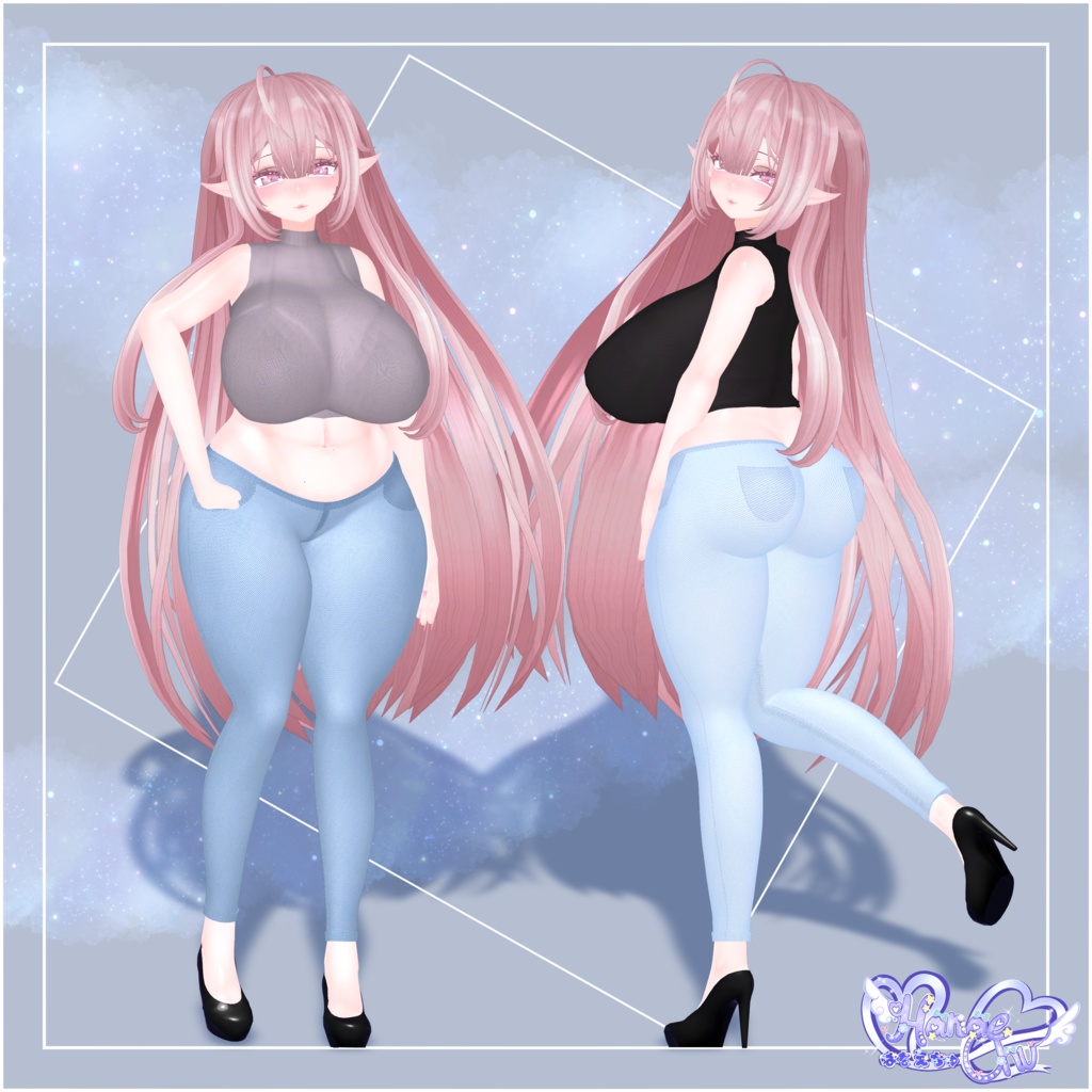 「伊邪那美2.0向け」Daily Fit Original 3D model Unitypackage