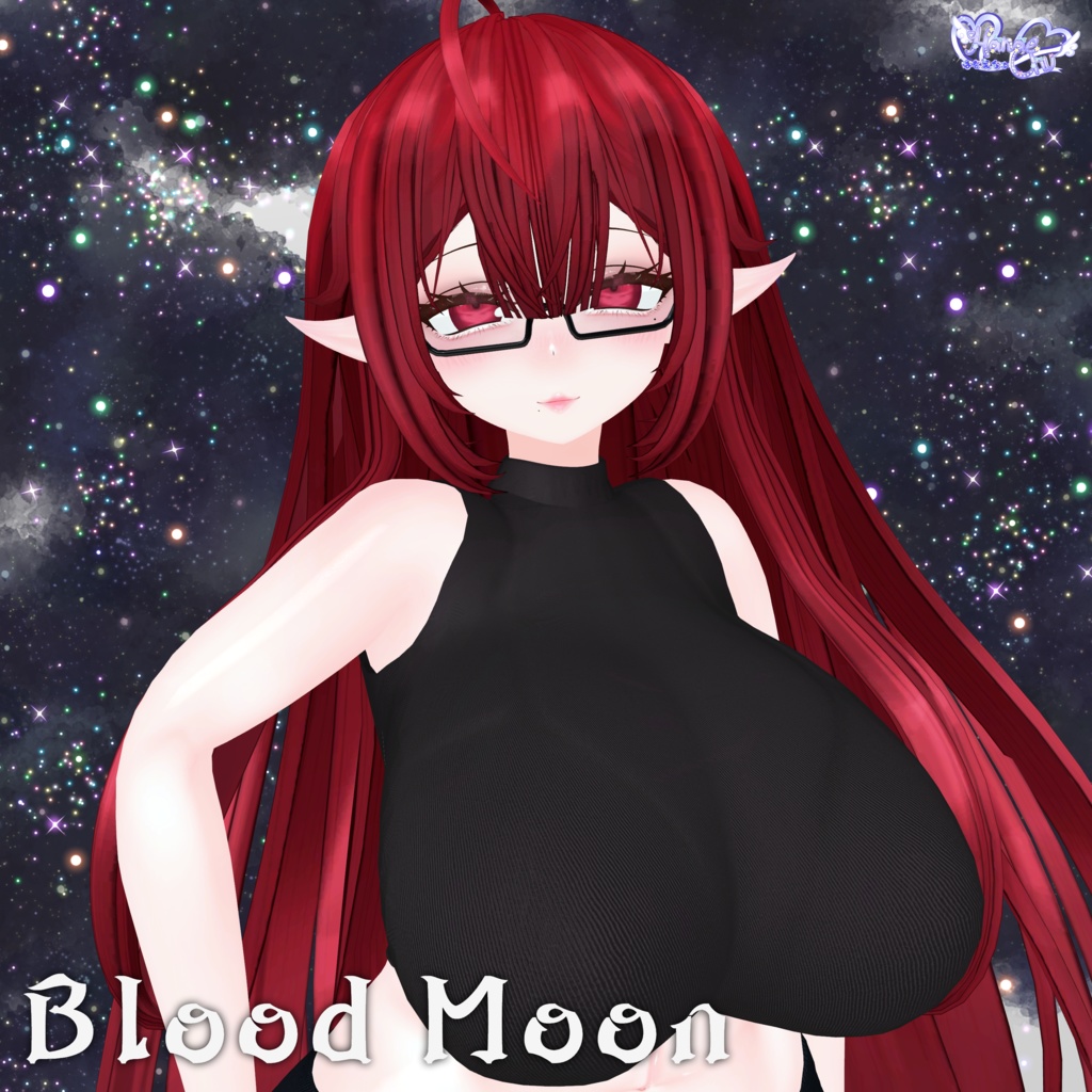 「伊邪那美」Blood Moon Makeup & Hair Texture Set