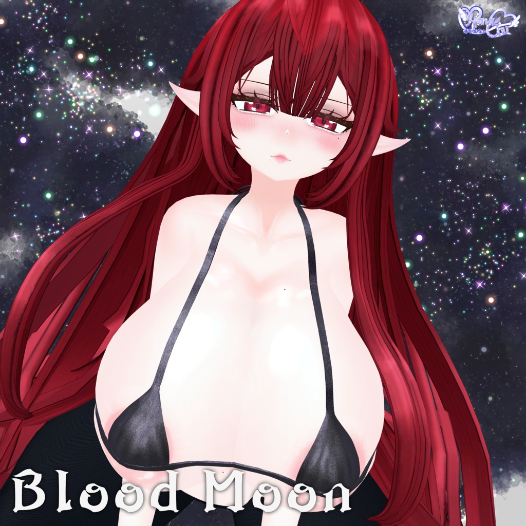 「伊邪那美」Blood Moon Makeup & Hair Texture Set