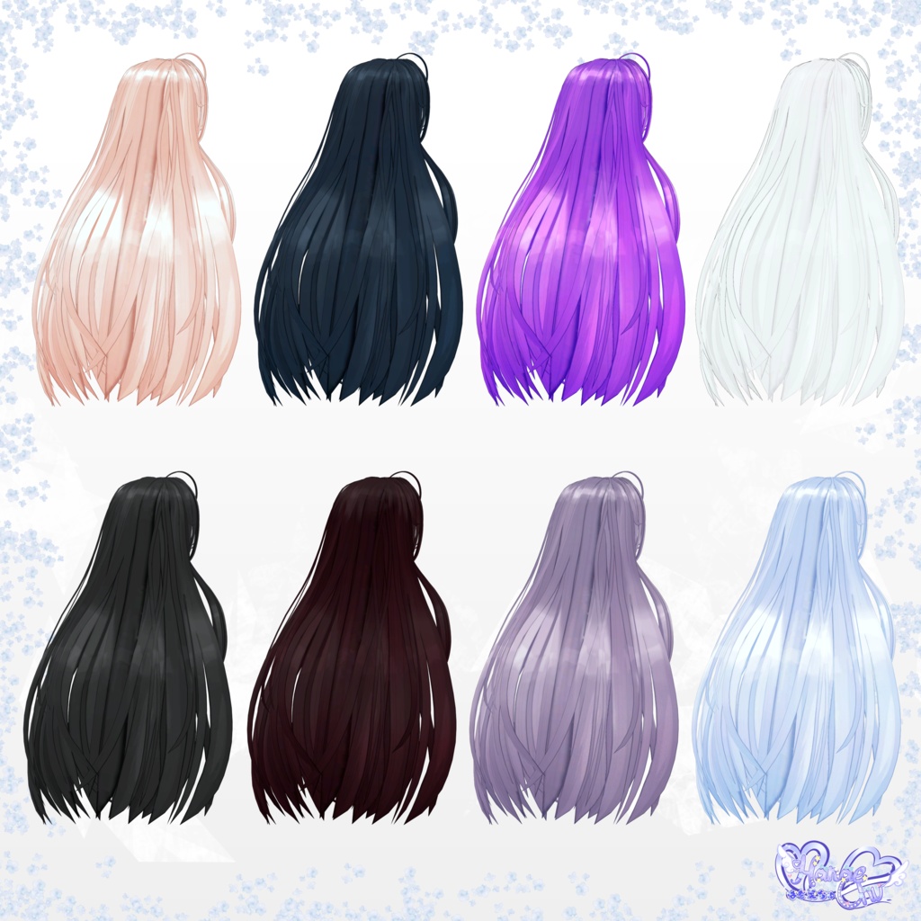 「伊邪那美」Dark Elf Makeup, Skin, Hair Texture Set