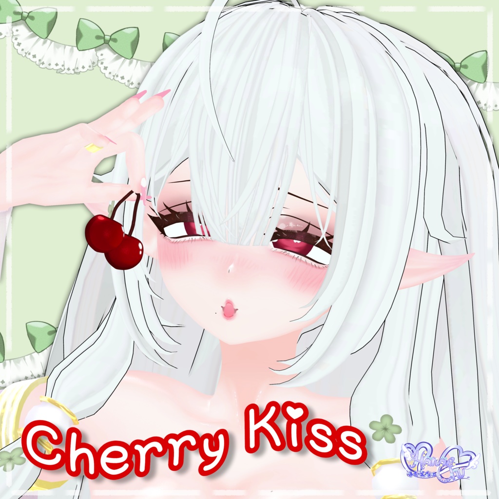 【PB対応】 チェリー キス Cherry Kiss 3D Model Unitypackage VRChat