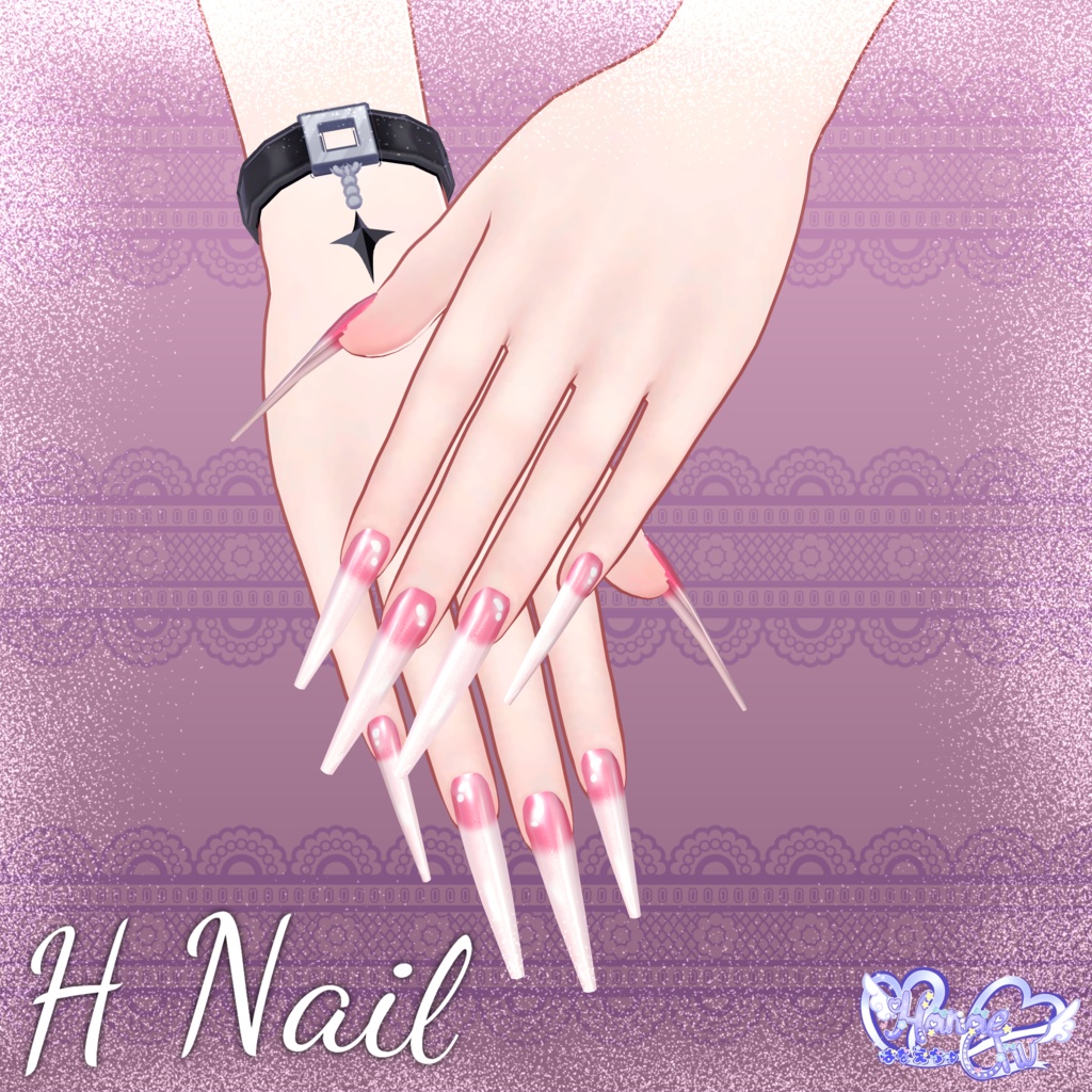 「愛莉」 HNail - French Nailz フレンチネイル Coffin Style Gel Nails Modular Avatar