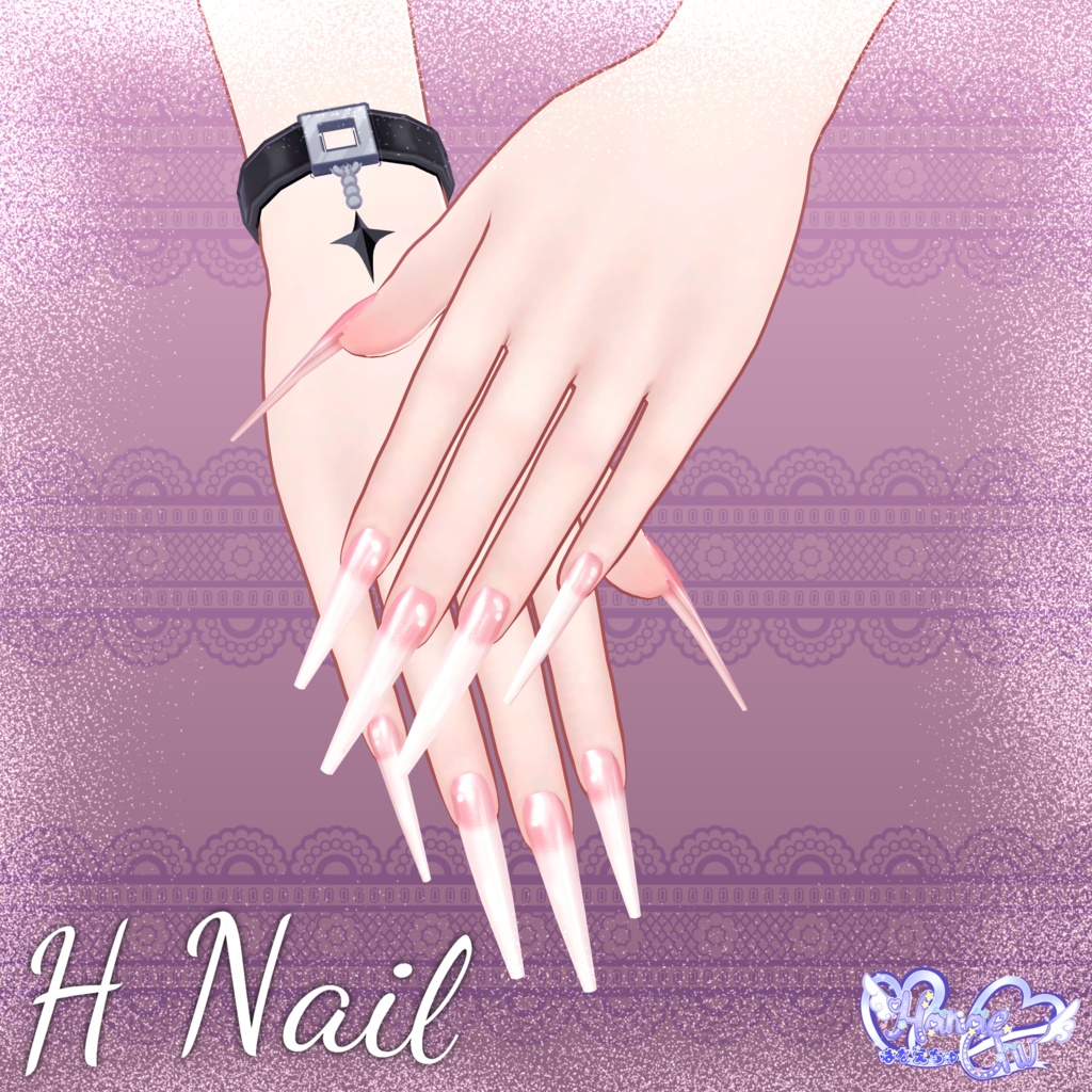 「愛莉」 HNail - French Nailz フレンチネイル Coffin Style Gel Nails Modular Avatar