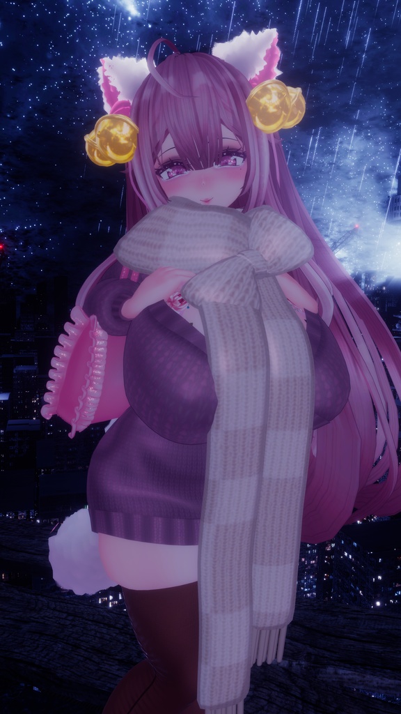 【VRC想定】NekoMimi Mode 猫耳モード セット VRChat Modular Avatar対応 Unitypackage