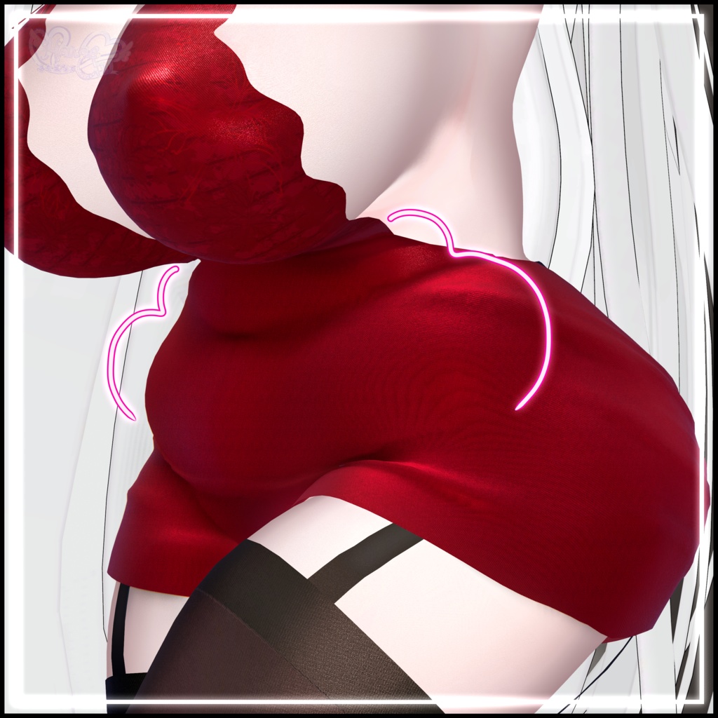 「伊邪那美」SATIN SLEEP WEAR サテンルームウェア VRChat Modular Avatar対応 Unitypackage