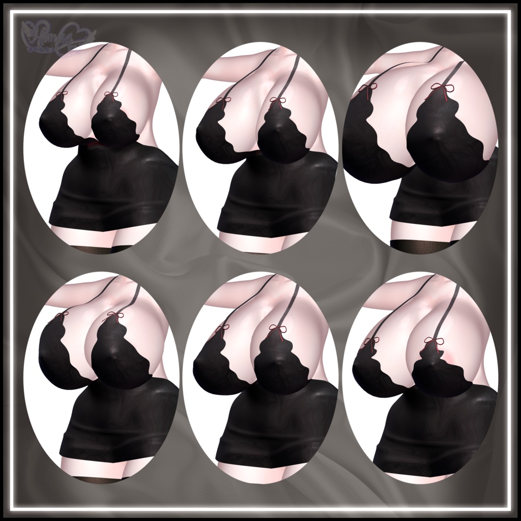 「伊邪那美」SATIN SLEEP WEAR サテンルームウェア VRChat Modular Avatar対応 Unitypackage