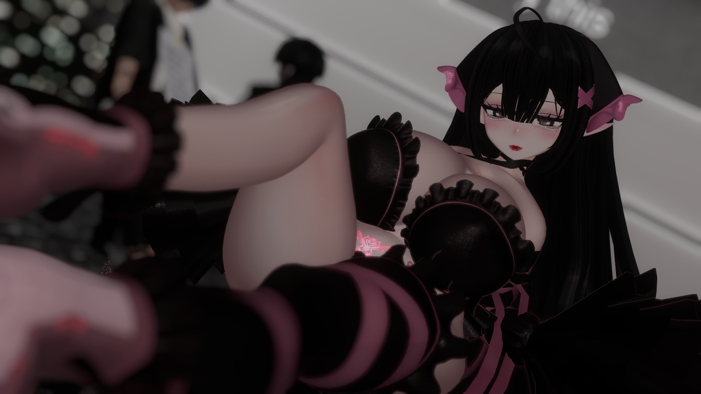 「伊邪那美」 Frilly Fever フリルフィーバー 衣装 セット VRChat Modular Avatar対応 Unitypackage