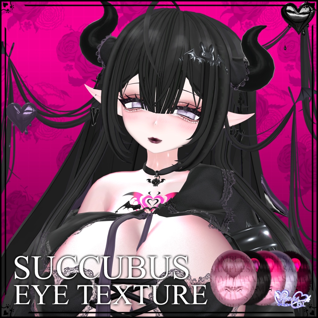 【VRC想定】Succubus Eyes Texture Set