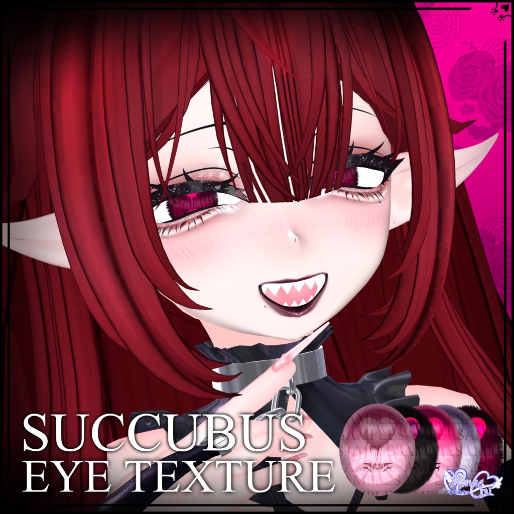 【VRC想定】Succubus Eyes Texture Set