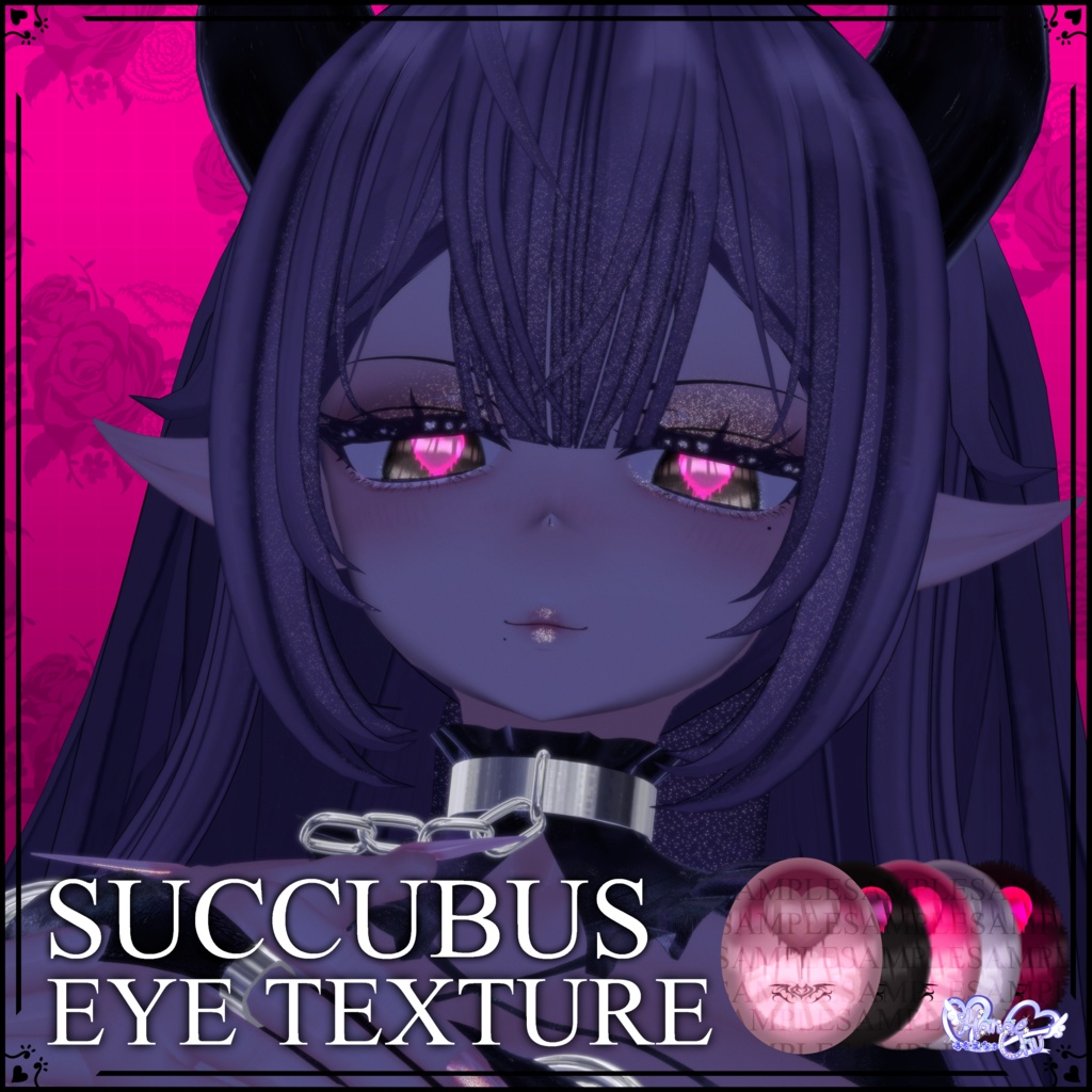【VRC想定】Succubus Eyes Texture Set