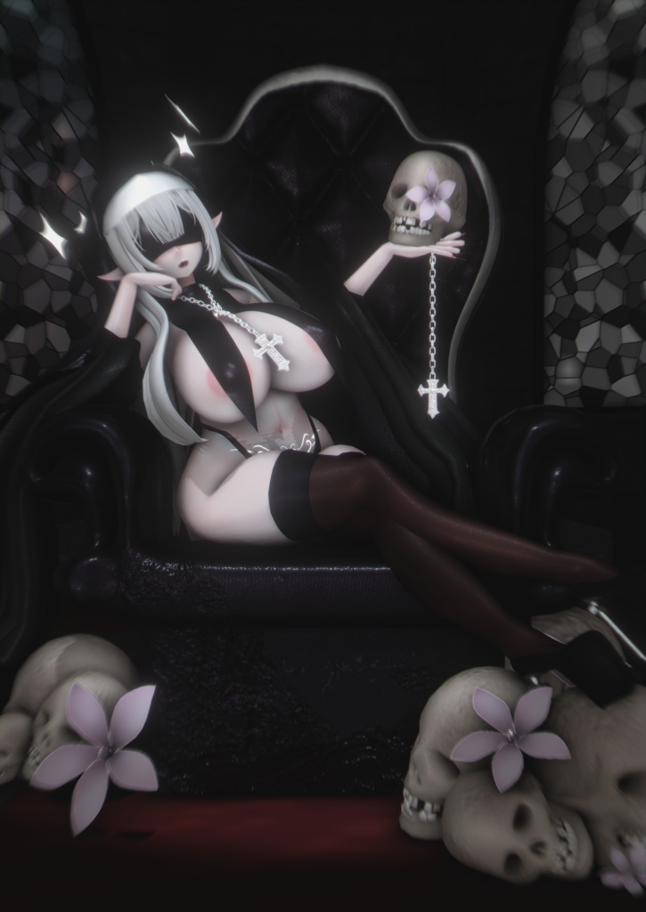 「伊邪那美」サキュバス シスター VRChat Modular Avatar対応 Unitypackage