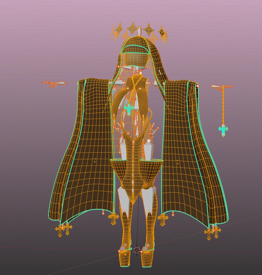 「伊邪那美」サキュバス シスター VRChat Modular Avatar対応 Unitypackage