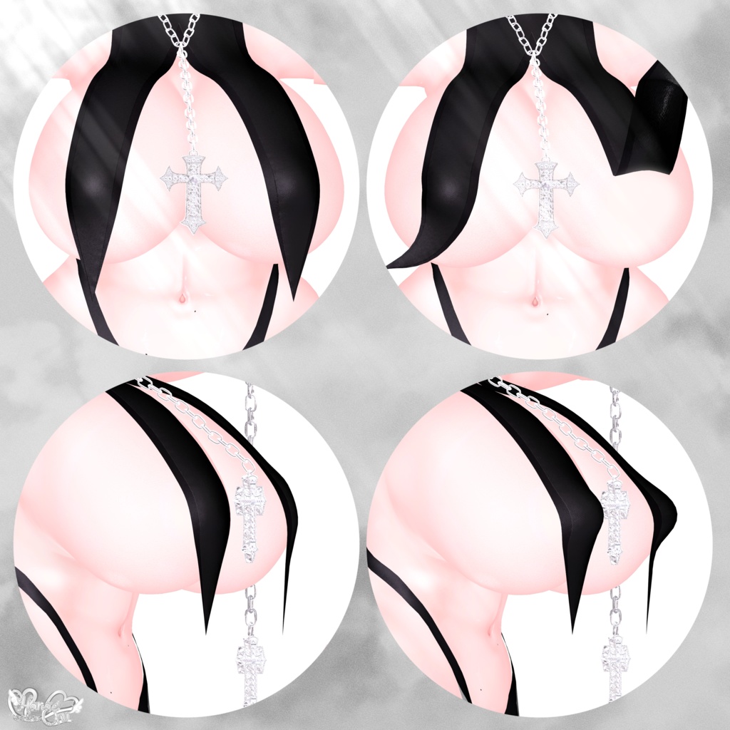 「伊邪那美」サキュバス シスター VRChat Modular Avatar対応 Unitypackage