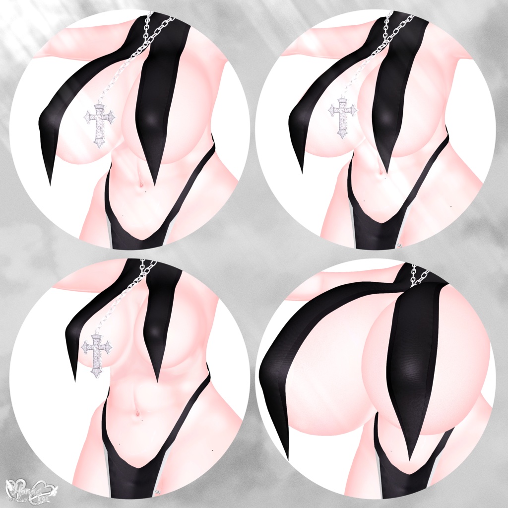 「伊邪那美」サキュバス シスター VRChat Modular Avatar対応 Unitypackage