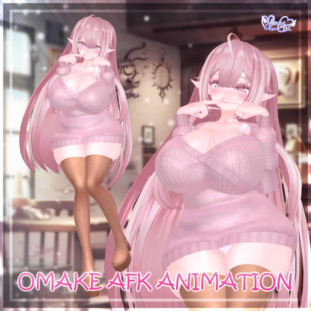 「伊邪那美」Autumn Date Outfit 秋のデート衣装セット VRChat Modular Avatar対応 Unitypackage