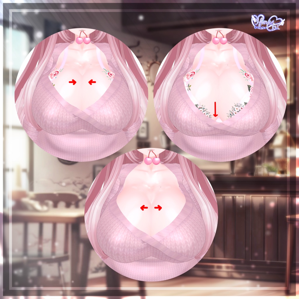 「伊邪那美」Autumn Date Outfit 秋のデート衣装セット VRChat Modular Avatar対応 Unitypackage