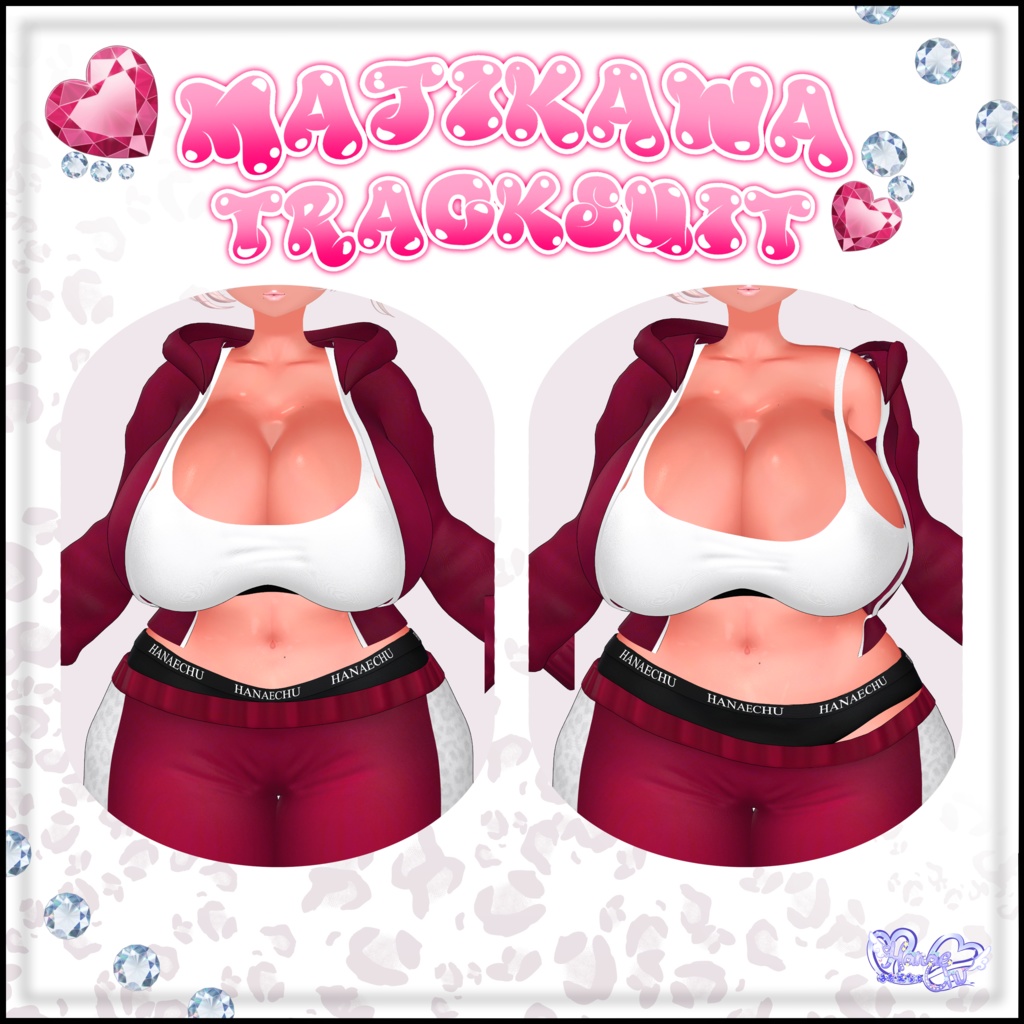 「伊邪那美」マジカワ ギャルジャージー  Majikawa Gyaru Tracksuit 衣装セット VRChat Modular Avatar対応 Unitypackage